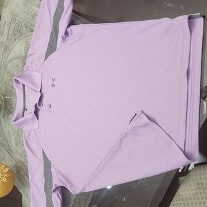 Under Armour  heatgear Men's large polo golf shirt sweat wicking like new